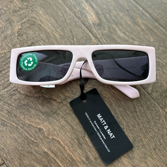 Anthropologie Matt & Nat Sawai 2 Lily Rectangular Sunglasses New With Tags - Picture 2 of 11